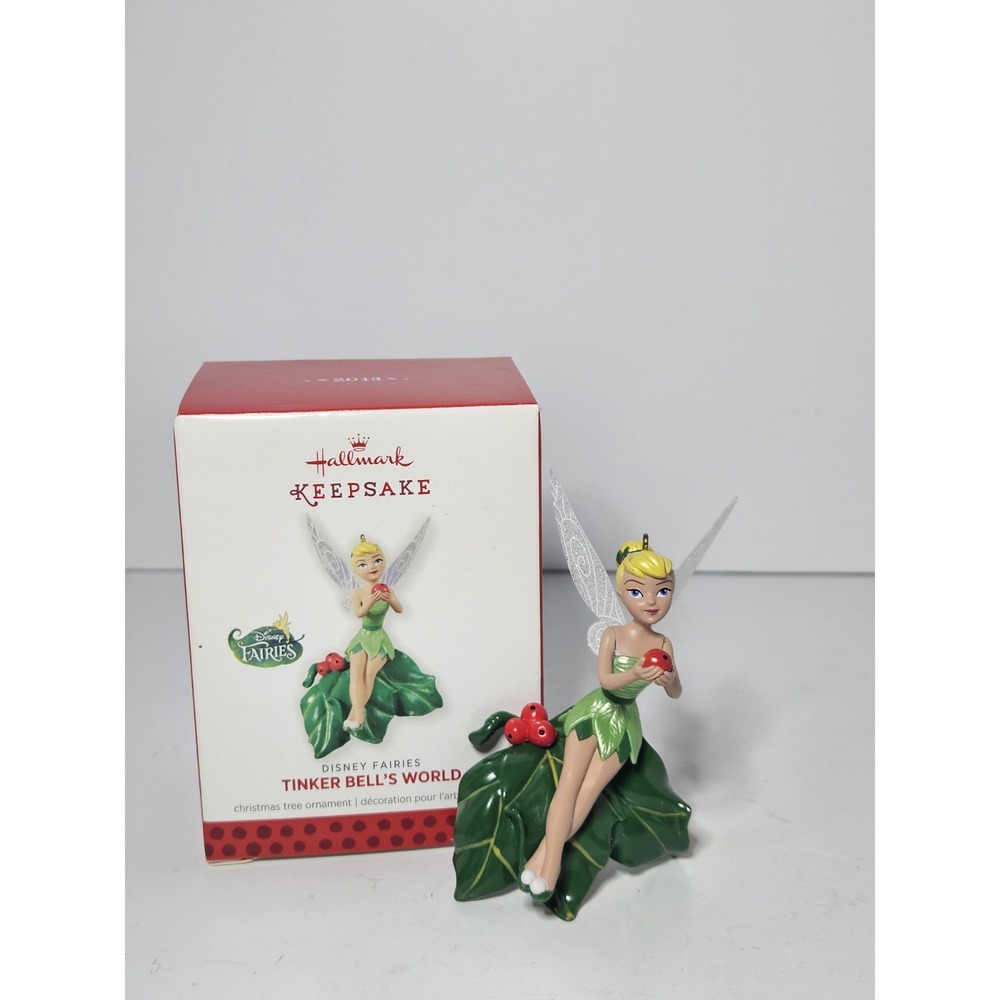 2013 Hallmark Keepsake Disney Fairies Tinker Bell’s World Christmas Ornament
